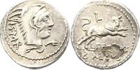 Republik Denar L. Thorius Balbus 105 v. Chr.. -