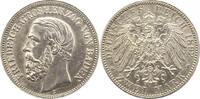 Baden 2 Mark Friedrich I. 1856-1907. -