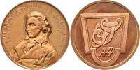 Personenmedaillen Bronzemedaille Schiller, Friedrich von *1759 Marbach/Württemberg, +1805 Weimar, deutscher Dichter und Arzt. -