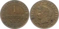 Frankreich 1 Centime Dritte Republik 1870-1940. -