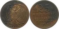 Kaiserreich Reichskleinmünzen.
25 Pfennig 1 -