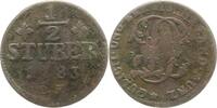 Jülich-Berg 1/2 Stüber 1 Karl Theodor 1742-1799. -