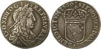 Frankreich 1/12 Ecu au buste juvenile, 1er type Ludwig XIV. 1643-1715. -