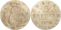 Sachsen-Coburg-Gotha 3 Kreuzer Ernst I. 1806-1844. -