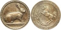 Tierzucht Versilberte Bronzemedaille Kaninchen -