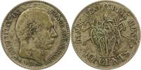 Dänisch-Westindien 10 Cents Frederik VII. 1848-1863. -