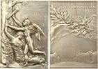 Frankreich-Paris, Stadt Bronzeplakette -
