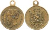 Belgien-Königreich Bronzemedaille Leopold II. 1865-1909. -