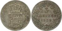 Bayern 3 Kreuzer Ludwig I. 1825-1848. -