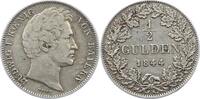 Bayern 1/2 Gulden Ludwig I. 1825-1848. -