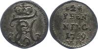 Fulda-Bistum 2 Pfennig Heinrich VIII. von Bibra 1759-1788. -