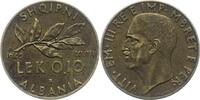 Albanien 0, 1 Lek Vittorio Emanuele 1939-1943. -