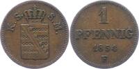 Sachsen-Albertinische Linie Pfennig Friedrich August II. 1836-1854. -