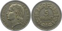 Frankreich 5 Francs Dritte Republik 1870-1940. -