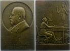 Frankreich Bronzeplakette Dritte Republik 1870-1940. -