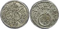 Bamberg, Bistum Körtling zu 1/84 Taler 1 1680 Peter Philipp von Dernbach 1672-1683. SUP