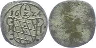 Bayern Einseitiger 1/2 Kreuzer Maximilian I., als Kurfürst 1623-1651. -