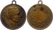 Sachsen-Albertinische Linie Bronzemedaille Friedrich August III. 1904-1918. -