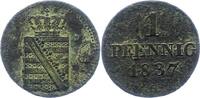Sachsen-Albertinische Linie Pfennig 1837 G Friedrich August II. 1836-185... 12,00 EUR prix TTC + 6,00 EUR frais d'envoi