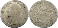 Frankreich Ecu Ludwig XV. 1715-1774. -