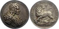 Baden-Durlach Silbermedaille Karl Wilhelm 1709-1738. -