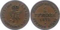 Mecklenburg-Schwerin Pfennig Friedrich Franz II. 1842-1883. -