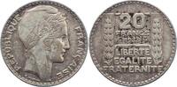 Frankreich 20 Francs Dritte Republik 1870-1940. -