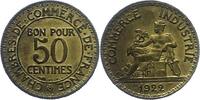 Frankreich 50 Centimes Dritte Republik 1870-1940. -