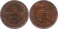Mecklenburg-Schwerin 2 Pfennig Friedrich Franz II. 1842-1883. -