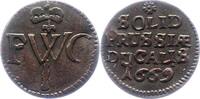 Brandenburg-Preußen Schilling Friedrich Wilhelm 1640-1688. -