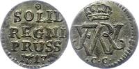 Brandenburg-Preußen Schilling Friedrich Wilhelm I. 1713-1740. -