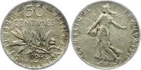 Frankreich 50 Centimes Dritte Republik 1870-1940. -