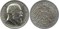Baden 2 Mark Friedrich I. 1856-1907. -