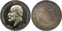 Liechtenstein Silbermedaille Johann II. 1858-1929. -