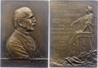 Frankreich Bronzeplakette Dritte Republik 1870-1940. -