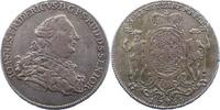 Schwarzburg-Rudolstadt Taler Johann Friedrich 1744-1767. -