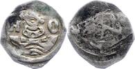 Regensburg-herzogliche und bischöfliche Mzst. Einseitiger Pfennig Anonyme Gepräge. -