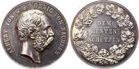 Sachsen-Albertinische Linie Silberne Prämienmedaille Albert 1873-1902. -