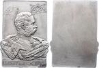 Sachsen-Albertinische Linie Bronzeplakette Albert 1873-1902. -