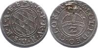 Bayern Halbbatzen Maximilian I., als Kurfürst 1623-1651. -