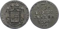 Waldeck 1/3 Taler Georg Heinrich 1813-1845. -