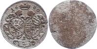 Schlesien-Württemberg/Öls Einseitiger 1/2 Kreuzer Christian Ulrich 1664-1704. -