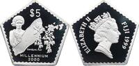 Fiji Inseln 5 Dollar Elizabeth II. ab 1953. -