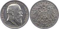 Baden 2 Mark Friedrich I. 1856-1907. -