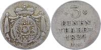 Waldeck 1/3 Taler Georg Heinrich 1813-1845. -
