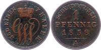 Schaumburg-Lippe Pfennig Georg Wilhelm 1807-1860. -