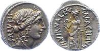Republik Denar Mn. Acilius Glabrio 49 v. Chr.. -