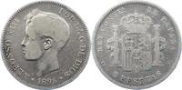 Spanien 5 Pesetas Alfons XIII. 1886-1931. -