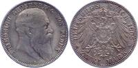 Baden 2 Mark Friedrich I. 1856-1907. -