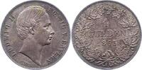 Bayern Gulden Ludwig II. 1864-1886. -